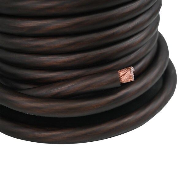 Main product image for Alphasonik AW050G 0 Gauge Ground Wire Roll 50 ft Black268-710